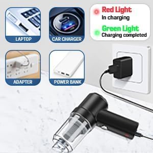 3 In 1 Portable Car Vacuum Cleaner – Keep Your Car Spotless Anywhere, Anytime!