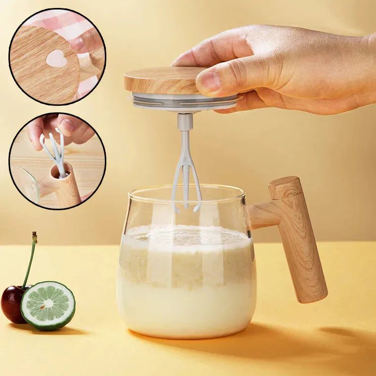 Instant Self Stirring Mug for Smooth, Clump - Free Drinks, Anytime, Anywhere! - My Store