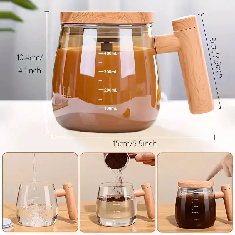 Instant Self Stirring Mug for Smooth, Clump - Free Drinks, Anytime, Anywhere! - My Store