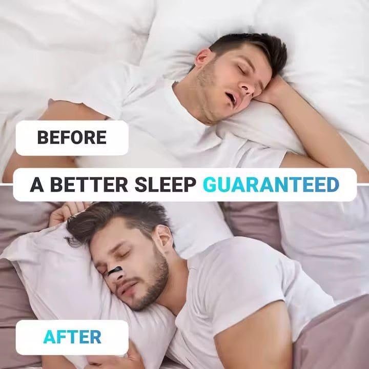 Magnetic Nasal Strips for Breathing, Anti Snoring Nose Clip, Instant Relief From Snoring, 15 Count (Multi) - My Store