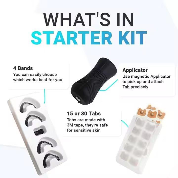 Magnetic Nasal Strips for Breathing, Anti Snoring Nose Clip, Instant Relief From Snoring, 15 Count (Multi) - My Store