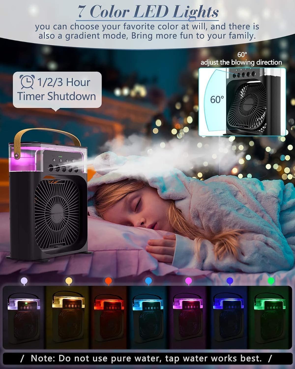 3 In 1 Mini Air Cooler – Beat the Heat Anywhere, Anytime! - Shop by DP