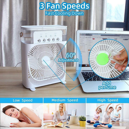 3 In 1 Mini Air Cooler – Beat the Heat Anywhere, Anytime! - Shop by DP