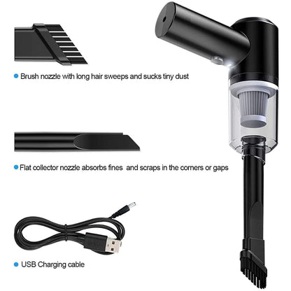 3 In 1 Portable Car Vacuum Cleaner – Keep Your Car Spotless Anywhere, Anytime!
